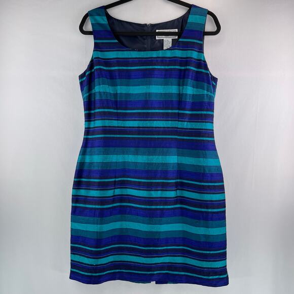 Jessica Howard Silk Dress Size 14 Petite - Picture 1 of 8